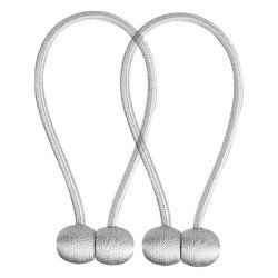 Μαγνητική Δέστρα Ag701 Για Κουρτίνες, 47Cm, Γκρι, 2Τμχ