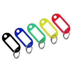 Μπρελόκ Κλειδιών Με Ετικέτα Ag739, Διάφορα Χρώματα, 100Τμχ