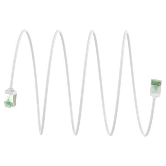 Goobay Καλώδιο Δικτύου 74362, Cat 8.1 U/Ftp, Slim, Copper, 2000Mhz, 3M, Λευκό Goobay Καλώδιο Δικτύου 74362, Cat 8.1 U/Ftp, Slim, Copper, 2000Mhz, 3M, Λευκό