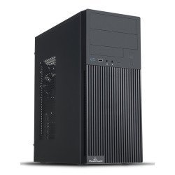 Powertech Pc Case Pt-1308 Με 550W Psu, Atx, 330X175X405Mm, Μαύρο