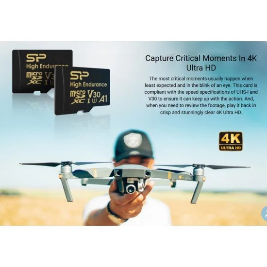 Silicon Power Κάρτα Μνήμης Microsdhc High Endurance, 32Gb, Class 10 Uhs-I U3 A1 V30 Silicon Power Κάρτα Μνήμης Microsdhc High Endurance, 32Gb, Class 10 Uhs-I U3 A1 V30