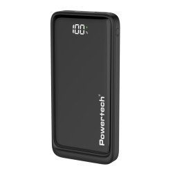 Powertech Power Bank Pt-1326 Με Οθόνη, 10000Mah, 22.5W, Μαύρο