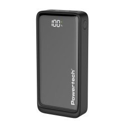 Powertech Power Bank Pt-1327 Με Οθόνη, 20000Mah, 22.5W, Μαύρο