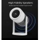 Powertech Smart Βιντεοπροβολέας Pt-1305, 1080P, Wifi, Android, 170 Ansi Lumens, Λευκός Powertech Smart Βιντεοπροβολέας Pt-1305, 1080P, Wifi, Android, 170 Ansi Lumens, Λευκός