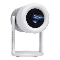 Powertech Smart Βιντεοπροβολέας Pt-1305, 1080P, Wifi, Android, 170 Ansi Lumens, Λευκός