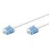 Goobay Καλώδιο Δικτύου 74284, Cat 6A U/Utp, Slim, Copper, 500Mhz, 0.25M, Λευκό