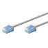 Goobay Καλώδιο Δικτύου 74219, Cat 6A U/Utp, Slim, Copper, 500Mhz, 0.15M, Γκρι