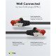 Goobay Καλώδιο Δικτύου 92459, Cat 6 S/Ftp, Copper, 250Mhz, 0.15M, Μαύρο Goobay Καλώδιο Δικτύου 92459, Cat 6 S/Ftp, Copper, 250Mhz, 0.15M, Μαύρο