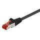 Goobay Καλώδιο Δικτύου 92459, Cat 6 S/Ftp, Copper, 250Mhz, 0.15M, Μαύρο Goobay Καλώδιο Δικτύου 92459, Cat 6 S/Ftp, Copper, 250Mhz, 0.15M, Μαύρο