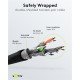 Goobay Καλώδιο Δικτύου 92459, Cat 6 S/Ftp, Copper, 250Mhz, 0.15M, Μαύρο Goobay Καλώδιο Δικτύου 92459, Cat 6 S/Ftp, Copper, 250Mhz, 0.15M, Μαύρο