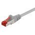 Goobay Καλώδιο Δικτύου 92455, Cat 6 S/Ftp, Copper, 250Mhz, 0.15M, Γκρι