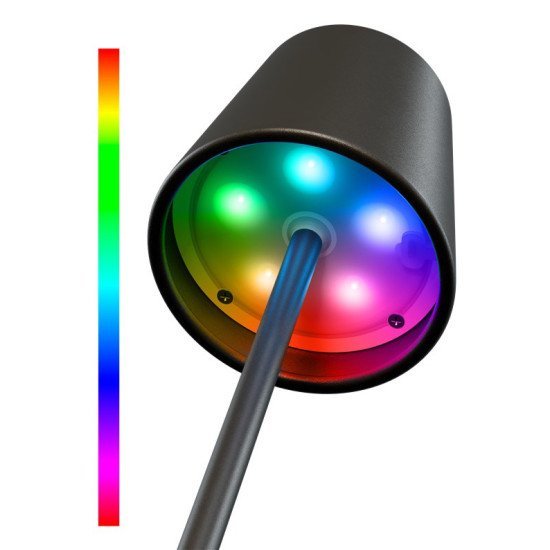 Goobay Επιτραπέζιο Φωτιστικό 72025, Rgb, Επαναφορτιζόμενο, Μαύρο Goobay Επιτραπέζιο Φωτιστικό 72025, Rgb, Επαναφορτιζόμενο, Μαύρο