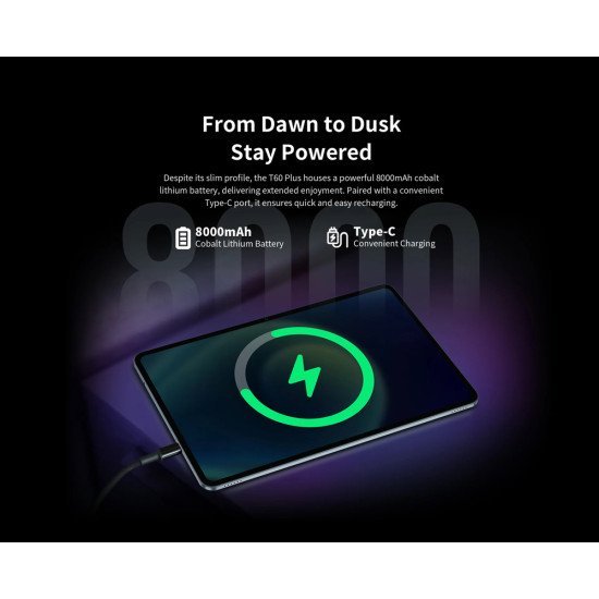 Teclast Tablet T60 Plus, 12", 6/128Gb, 4G, Android 14, 8000Mah, Μπλε Teclast Tablet T60 Plus, 12", 6/128Gb, 4G, Android 14, 8000Mah, Μπλε