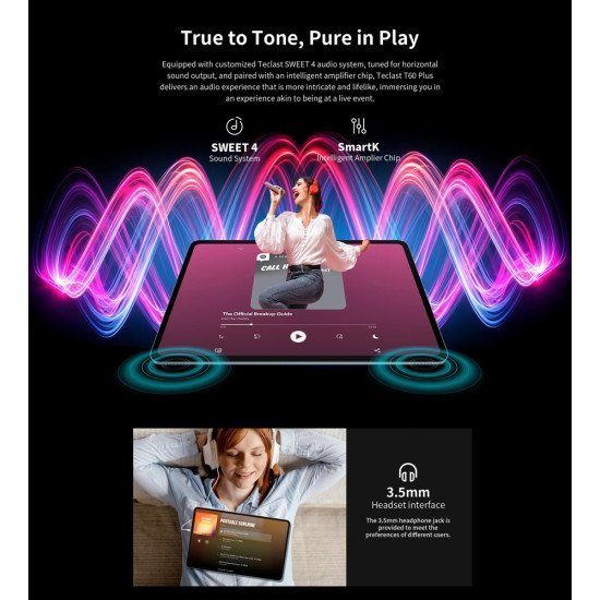 Teclast Tablet T60 Plus, 12", 6/128Gb, 4G, Android 14, 8000Mah, Μπλε Teclast Tablet T60 Plus, 12", 6/128Gb, 4G, Android 14, 8000Mah, Μπλε