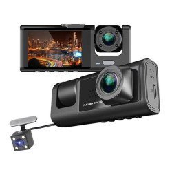 Powertech Κάμερες Αυτοκινήτου Pt-1331, Μπροστινή/Καμπίνας/Οπισθοπορείας, 2" Οθόνη, 1080P/480P