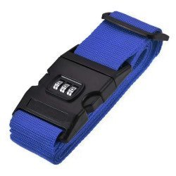 Ιμάντας Βαλίτσας Da81 Με Λουκέτο Συνδυασμού, Ρυθμιζόμενος, 4M, Μπλε