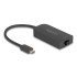 Delock Αντάπτορας Δικτύου 66046, Usb-C, 2.5Gbps Ethernet, Μαύρος