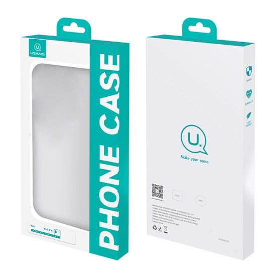 Usams Θήκη Gz Us-Bh895 Για Iphone 16 Plus, Διάφανη/Μαύρη