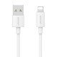 Usams Καλώδιο Lightning Σε Usb Us-Sj709, 12W, 480Mbps, 1M, Λευκό Usams Καλώδιο Lightning Σε Usb Us-Sj709, 12W, 480Mbps, 1M, Λευκό
