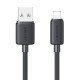 Usams Καλώδιο Lightning Σε Usb Us-Sj689, 12W, 480Mbps, 1M, Μαύρο Usams Καλώδιο Lightning Σε Usb Us-Sj689, 12W, 480Mbps, 1M, Μαύρο