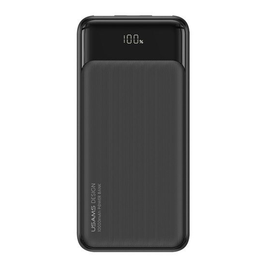 Usams Power Bank Us-Cd198, 3X Θύρες Εξόδου, 10000Mah, 10W, Μαύρο Usams Power Bank Us-Cd198, 3X Θύρες Εξόδου, 10000Mah, 10W, Μαύρο