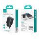 Usams Φορτιστής Τοίχου Us-Cc229, Usb & Usb-C, 30W, Gan, Μαύρος Usams Φορτιστής Τοίχου Us-Cc229, Usb & Usb-C, 30W, Gan, Μαύρος