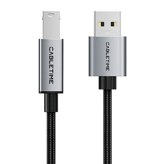 Cabletime Καλώδιο Usb Σε Usb Type B Ct-Ambm1, 480Mbps, 5M, Μαύρο Cabletime Καλώδιο Usb Σε Usb Type B Ct-Ambm1, 480Mbps, 5M, Μαύρο