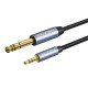 Cabletime Καλώδιο Ήχου 3.5Mm Σε 6.35Mm Ct-Av321-H11G, 1M, Μαύρο Cabletime Καλώδιο Ήχου 3.5Mm Σε 6.35Mm Ct-Av321-H11G, 1M, Μαύρο