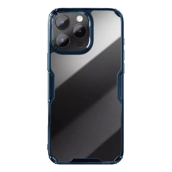 Nillkin Θήκη Nature Tpu Pro Για Iphone 16 Pro Max, Διάφανη-Μπλε Nillkin Θήκη Nature Tpu Pro Για Iphone 16 Pro Max, Διάφανη-Μπλε
