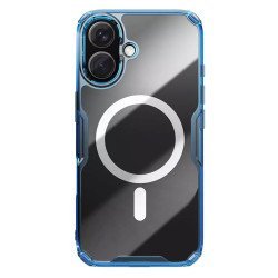 Nillkin Θήκη Nature Tpu Pro Magnetic Για Iphone 16, Διάφανη-Μπλε