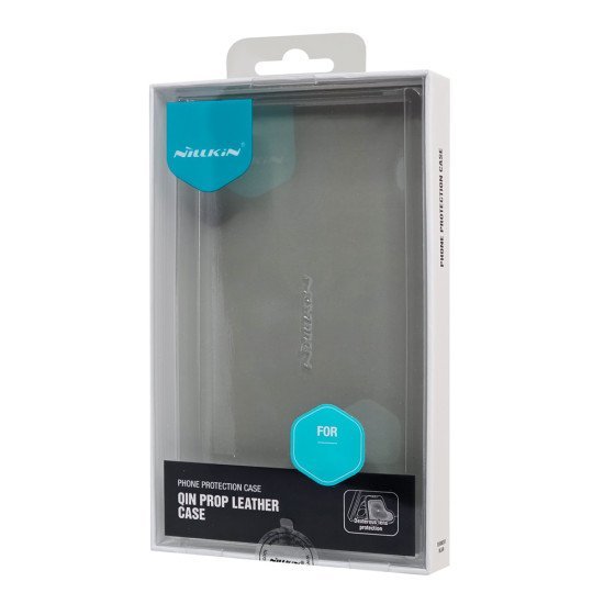 Nillkin Θήκη Qin Prop Leather Για Iphone 16 Pro Max, Δερμάτινη, Μαύρη Nillkin Θήκη Qin Prop Leather Για Iphone 16 Pro Max, Δερμάτινη, Μαύρη