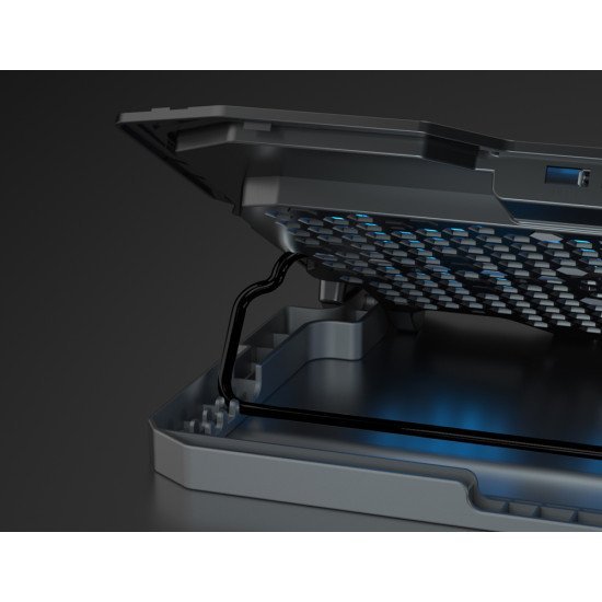 Powertech Βάση & Ψύξη Laptop Pt-1346, Έως 15.6", 2X 125Mm Led Fan, Μαύρη Powertech Βάση & Ψύξη Laptop Pt-1346, Έως 15.6", 2X 125Mm Led Fan, Μαύρη