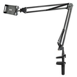 Powertech Βάση Γραφείου Για Smartphone/Tablet Pt-1353 Έως 11", Μαύρη