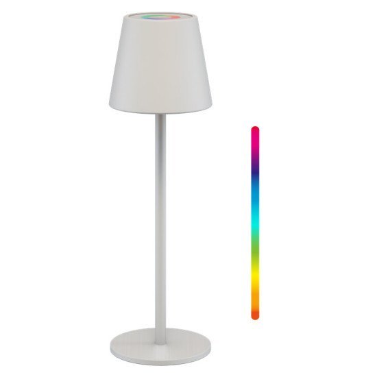 Goobay Επιτραπέζιο Φωτιστικό 73928, Rgb, Επαναφορτιζόμενο, Λευκό Goobay Επιτραπέζιο Φωτιστικό 73928, Rgb, Επαναφορτιζόμενο, Λευκό