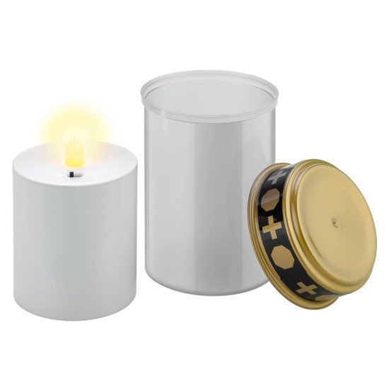 Goobay Led Φωτιστικό Κερί Αφιέρωσης 74367, 2400K, Ip44, Λευκό Goobay Led Φωτιστικό Κερί Αφιέρωσης 74367, 2400K, Ip44, Λευκό