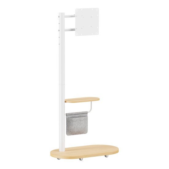 Brateck Βάση Δαπέδου Fs54-22T-02W Για Τηλεόραση 17-43" Έως 15Kg, Με Ράφι & Ροδάκια Brateck Βάση Δαπέδου Fs54-22T-02W Για Τηλεόραση 17-43" Έως 15Kg, Με Ράφι & Ροδάκια