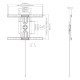 Brateck Επιτοίχια Βάση Lp69-46F Για Τηλεόραση 37-80" Έως 50Kg Brateck Επιτοίχια Βάση Lp69-46F Για Τηλεόραση 37-80" Έως 50Kg