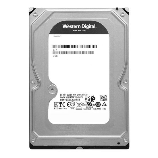 Wd Σκληρός Δίσκος Black 3.5", 1Tb, 64Mb, 7200Rpm, 6Gb/S, Fr