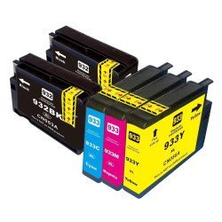 Σετ Συμβατά Inkjet Για Hp, 2X 932Xl Μαύρο, 1X 933Xl Magenta, 1X 933Xl Κίτρινο, 1X 933Xl Κυανό Σετ Συμβατά Inkjet Για Hp, 2X 932Xl Μαύρο, 1X 933Xl Magenta, 1X 933Xl Κίτρινο, 1X 933Xl Κυανό