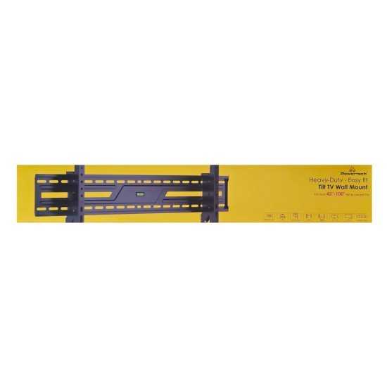 Powertech Επιτοίχια Βάση Pt-1368 Για Τηλεόραση 43-100", Έως 75Kg, Ρυθμιζόμενη Κλίση Powertech Επιτοίχια Βάση Pt-1368 Για Τηλεόραση 43-100", Έως 75Kg, Ρυθμιζόμενη Κλίση