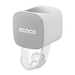 Ecoco Διανεμητής Οδοντόκρεμας E24024, 5.5X5.5X9.1Cm, Γκρι