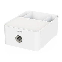 Ecoco Θήκη Οργάνωσης E2334, Επιτραπέζια, 28X21X11Cm, Λευκή