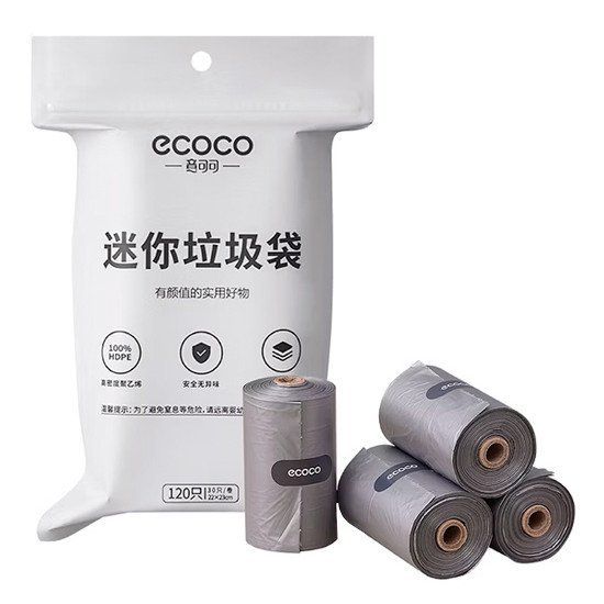 Ecoco Σακούλες Απορριμμάτων E24062, 22X24Cm, Γκρι, 4X30Τμχ Ecoco Σακούλες Απορριμμάτων E24062, 22X24Cm, Γκρι, 4X30Τμχ