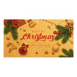 Home Use Πατάκι Εισόδου Huh-0205, Αντιολισθητικό, 60X40Cm, 8Mm Πάχος, Καφέ