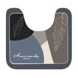 Home Use Πατάκι Μπάνιου Huh-0215, Αντιολισθητικό, 50X40Cm, 3.5Mm Πάχος, Πολύχρωμο