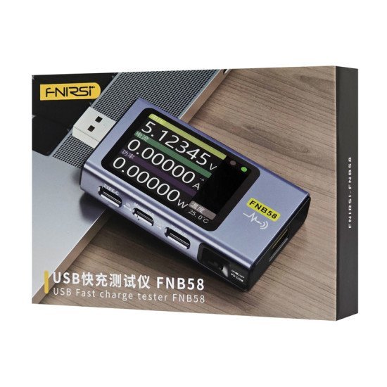 Fnirsi Usb Tester Φόρτισης Fnb58 Fnirsi Usb Tester Φόρτισης Fnb58