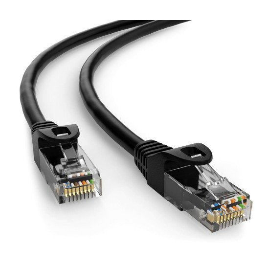 Powertech Καλώδιο Δικτύου Cab-N401-5, Cat 6 U/Utp, Cca, 250Hz, 0.25M, Μαύρο, 5Τμχ Powertech Καλώδιο Δικτύου Cab-N401-5, Cat 6 U/Utp, Cca, 250Hz, 0.25M, Μαύρο, 5Τμχ