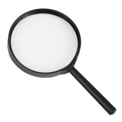 Μεγεθυντικός Φακός Ag581A, 2.5X, 9Cm, Μαύρος
