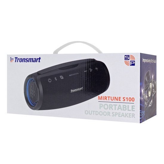 Tronsmart Φορητό Ηχείο Mirtune S100, 50W, Bluetooth, 8000Mah, Ipx7, Μαύρο Tronsmart Φορητό Ηχείο Mirtune S100, 50W, Bluetooth, 8000Mah, Ipx7, Μαύρο