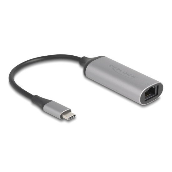 Delock Αντάπτορας Δικτύου 81570, Usb-C, 5Gbps Ethernet, Ασημί Delock Αντάπτορας Δικτύου 81570, Usb-C, 5Gbps Ethernet, Ασημί